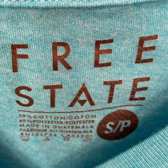 Free State aqua tee - Picture 2 of 3